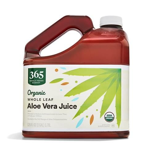 Whole Foods Market, Organic Whole Leaf Aloe Vera Juice, 128 Fz