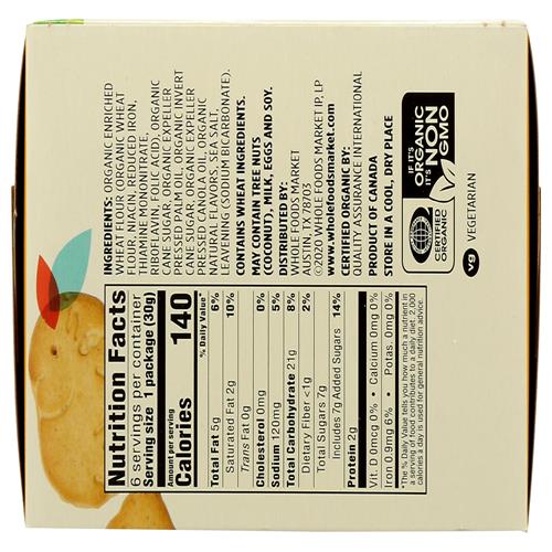 Whole Foods Market, Organic Multi Pack Vanilla Animal Cookie, 6.3 Oz