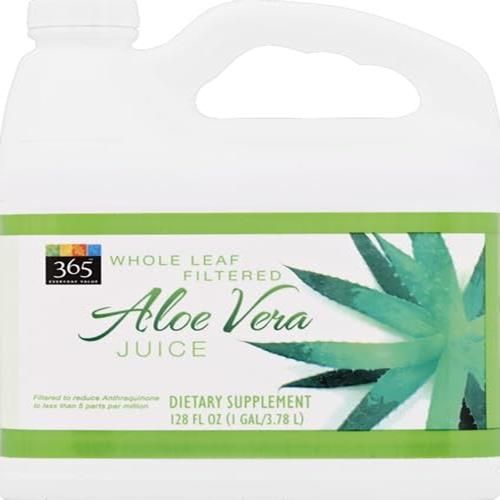 Whole Foods Market, Organic Whole Leaf Aloe Vera Juice, 128 Fz