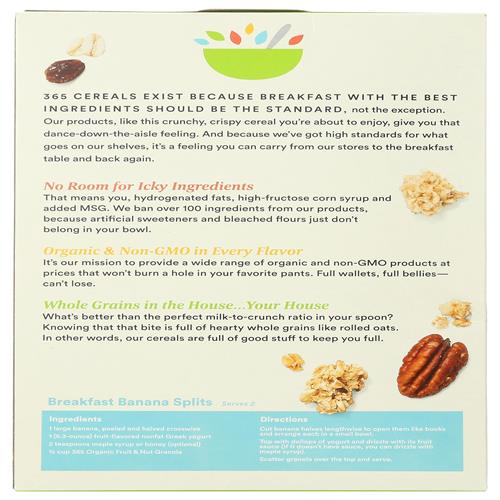Whole Foods Market, Organic Granola Fruit And Nut, 17 Oz