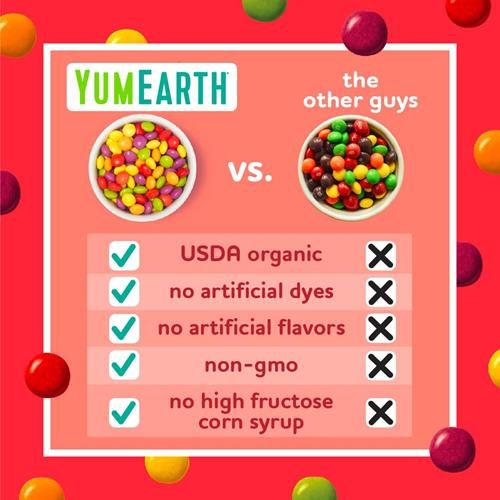 Yumearth Organic Giggles Chewy Candy – Allergy Friendly, No Artificial Dyes, Non Gmo, Gluten Free, Fruit Flavored, Vegan Candy Snacks With No Artificial Flavors, 0.5 Oz (Box Of 15)?