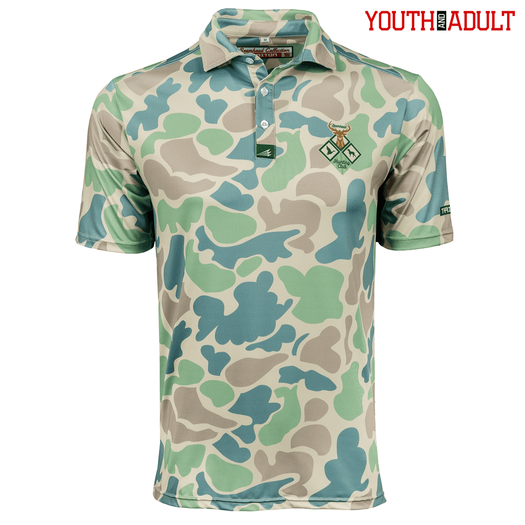 Seamhead Hunting Club HyperMAX Performance Camo Polo