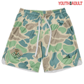 Seamhead Hunting Club Camo Mesh Lifestyle Baseball Shorts