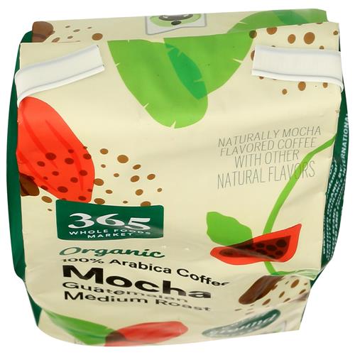 Whole Foods Market, Organic Mocha Ground Coffee, 12 Ounce