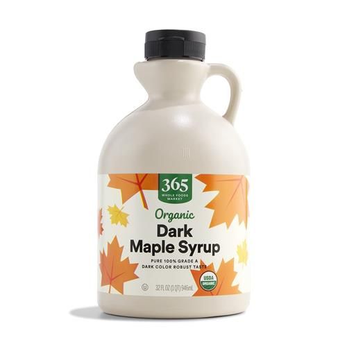 Whole Foods Market, Organic Grade A Dark Maple Syrup, 32 Fl Oz