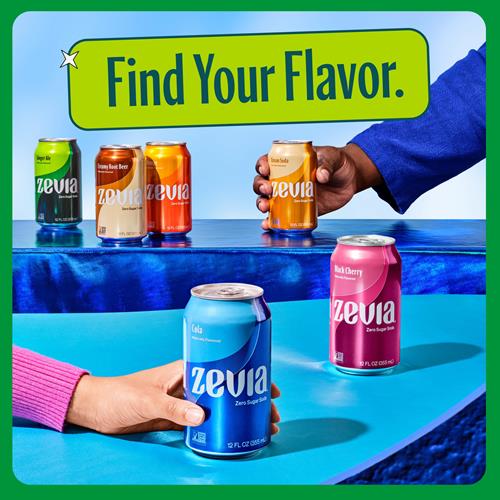 Zevia Zero Calorie Soda, Ginger Ale, 12 Ounce Cans (Pack Of 6)