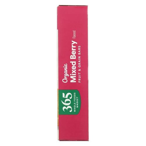 Whole Foods Market, Organic Mixed Berry Cereal Bar 6 Count, 7.8 Oz