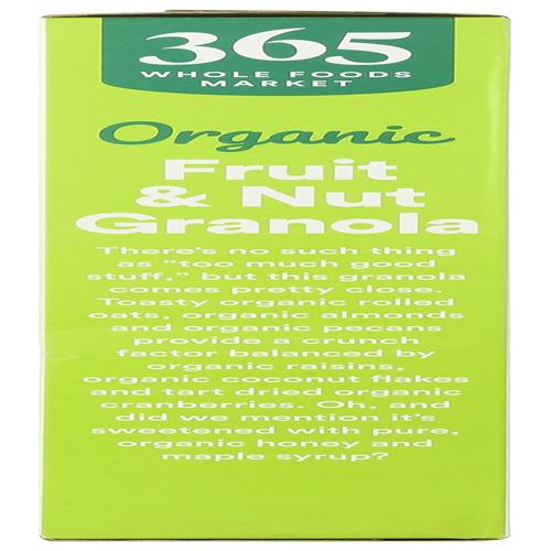 Whole Foods Market, Organic Granola Fruit And Nut, 17 Oz