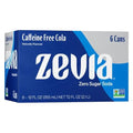 Zevia Zero Calorie Soda, Caffeine Free Cola, 12 Fl Oz Cans (Pack Of 6)