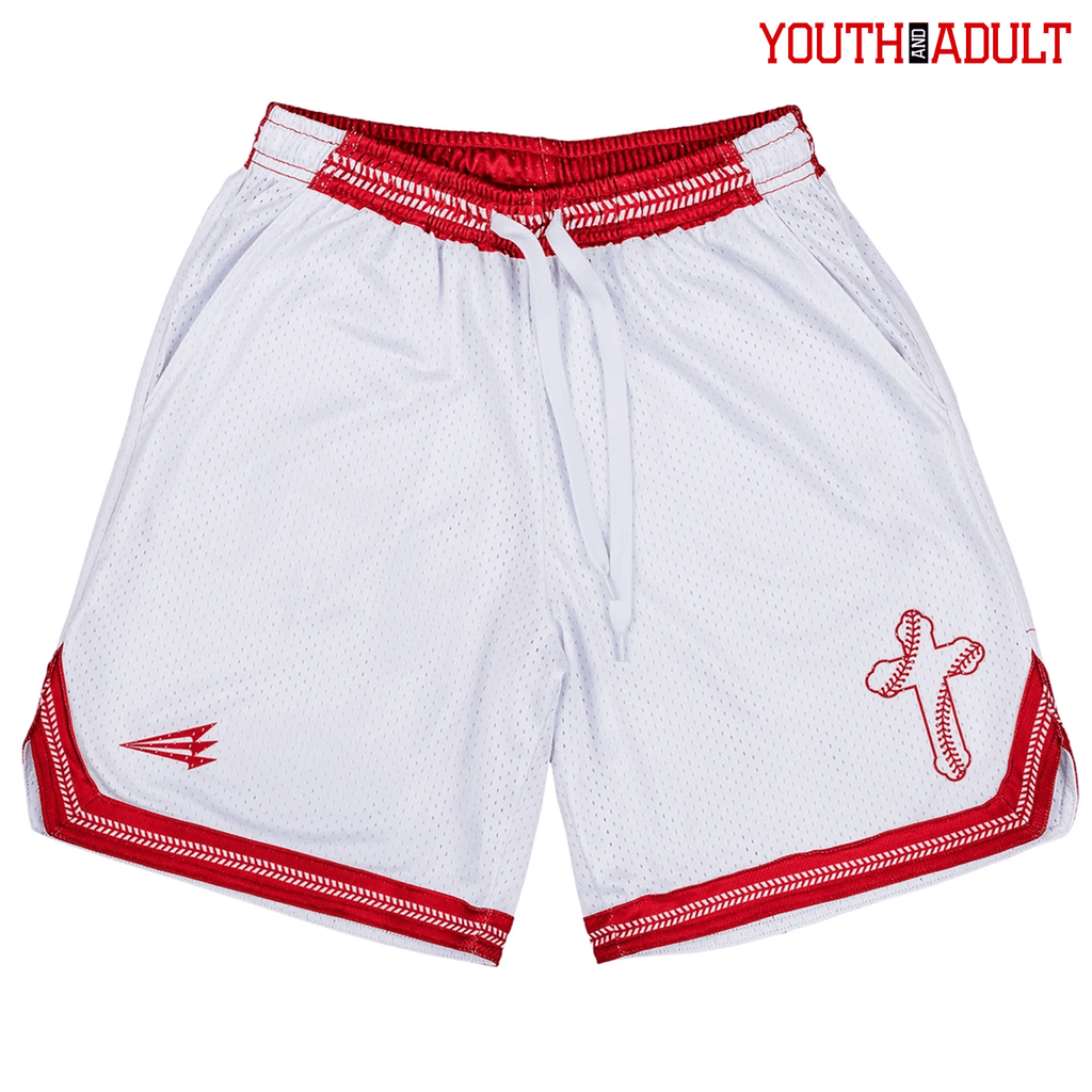 Baseball Seam Cross Lifestyle Baseball Mesh Shorts