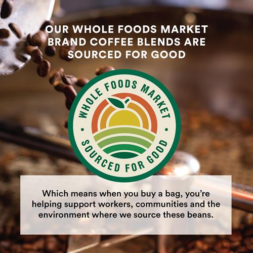 Whole Foods Market, Organic Whole Bean Coffee Dark French Roast, 12 Ounce