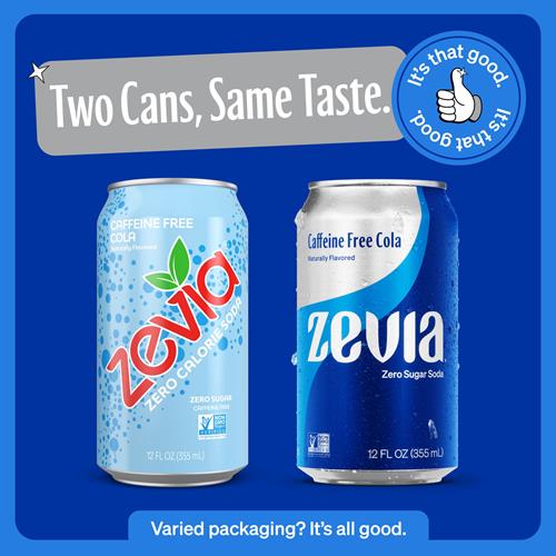 Zevia Zero Calorie Soda, Caffeine Free Cola, 12 Fl Oz Cans (Pack Of 6)