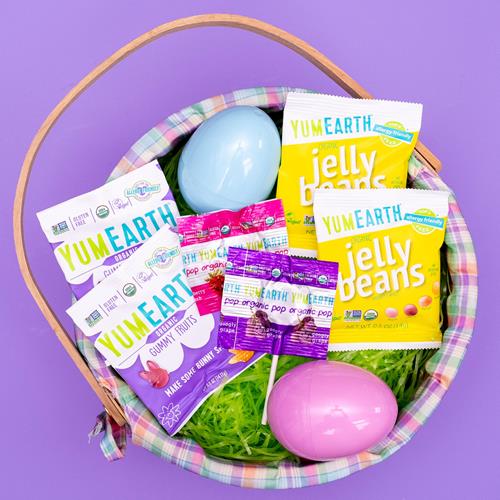 Yumearth Organic Easter Candy Variety Box, 9.4 Ounce - Organic Gummy Fruits, Jelly Beans & Pops - Spring Fruit Flavors - Allergy Friendly, Gluten Free, Non-Gmo, Vegan, No Artificial Flavors Or Dy
