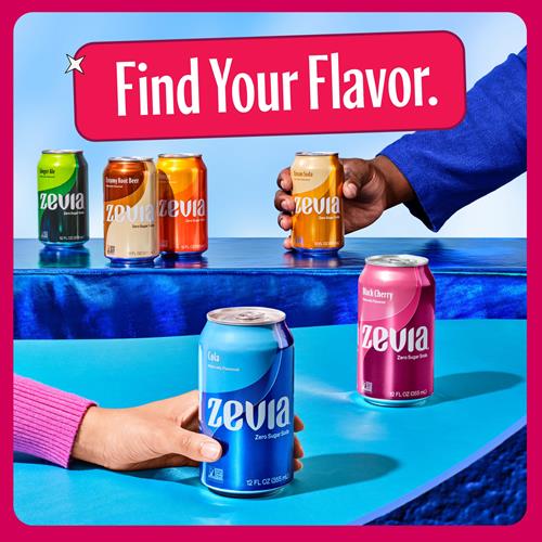 Zevia Zero Sugar Soda, Dr. Zevia, 12 Ounce Cans (Pack Of 12)