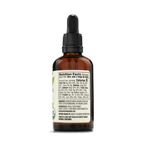 Whole Foods Market, Organic Stevia Liquid Extract, 2 Fl Oz