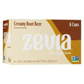 Zevia Zero Calorie Soda, Creamy Root Beer, 12 Ounce Cans (Pack Of 6)