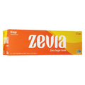 Zevia Zero Sugar Soda, Orange, 12 Ounce Cans (Pack Of 12)