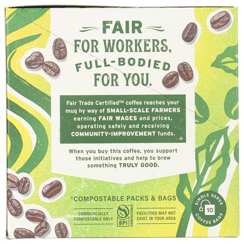 Whole Foods Market, Organic Steeped Coffee, Medium Roast, 10 Count, 4.2 Ounce