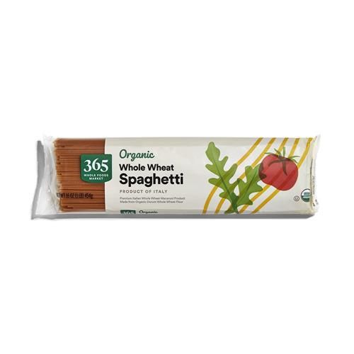 Whole Foods Market, Organic Whole Wheat Spaghetti, 16 Oz