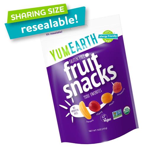 Yumearth Organic Fruit Snacks, Assorted, 5 Oz