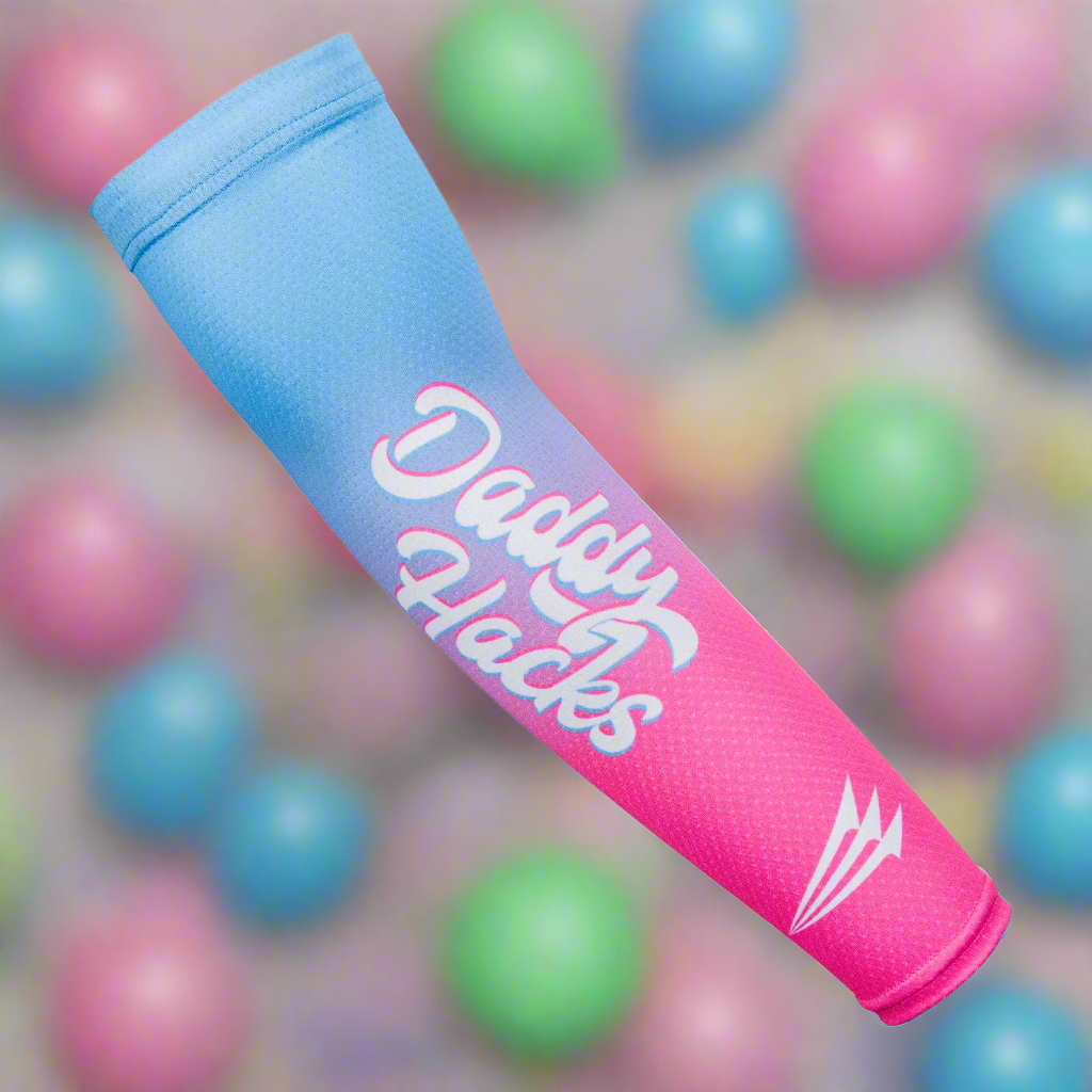 Daddy Hacks Cotton Candy Baseball HyperDri Performance Compression Sleeve