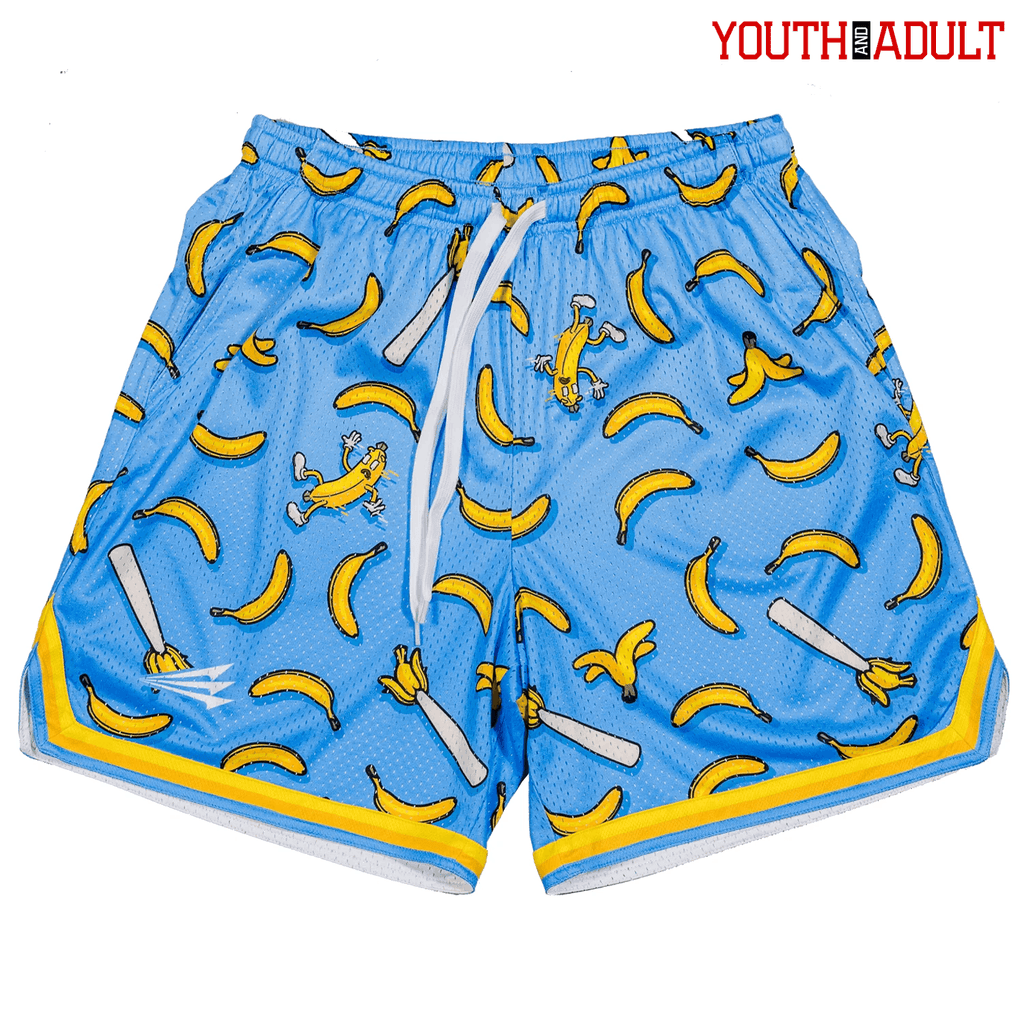 Nukes 'N Naners Bananas Mesh Lifestyle Baseball Shorts