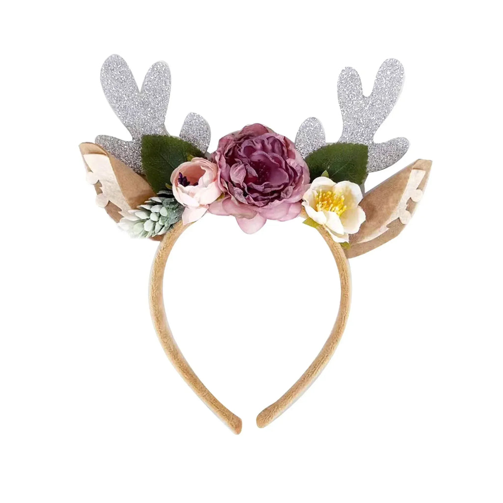 Girls Halloween Elk Cosplay Girl Sika Dress Deer Girl Christmas Dress Deer Fairy Dresses Children's Day Performance Clothing