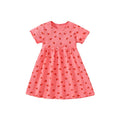 Jumping Meters  2-8 Years New Arrival Girls Dresses Hearts Hot Selling Summer Kids Clothing Short Sleeve Baby Frocks