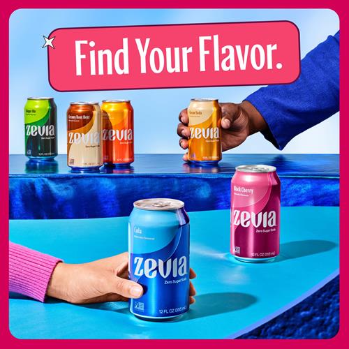 Zevia All Natural Soda, Black Cherry Zero, 12 Fl Oz (Pack Of 6)