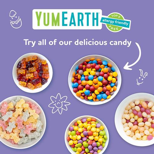 Yumearth Organic Easter Candy Variety Box, 9.4 Ounce - Organic Gummy Fruits, Jelly Beans & Pops - Spring Fruit Flavors - Allergy Friendly, Gluten Free, Non-Gmo, Vegan, No Artificial Flavors Or Dy