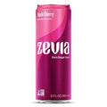 Zevia Zero Sugar Soda, Black Cherry, 12 Ounce Sleek Can