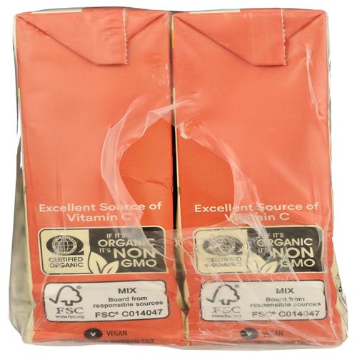 Whole Foods Market, Organic Reduced Sugar Watermelon Strawberry Juice Box, 8 Pack, 6.75 Fl Oz