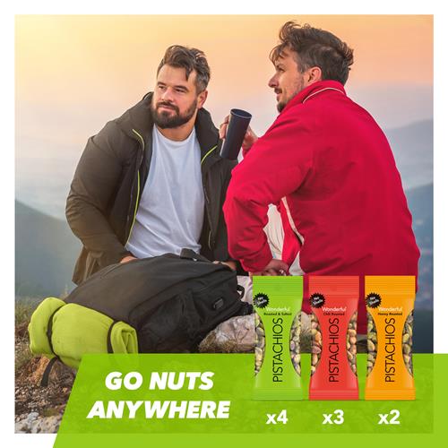 Wonderful Pistachios No Shells, 3 Flavors Mixed Variety Pack Of 9 (0.75 Ounce), Roasted & Salted Nuts (4), Chili Roasted (3), Honey Roasted (2), Protein Snacks, Gluten Free, Pantry Staples, Healt