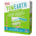 Yumearth Organic Sour Giggles Chewy Candy – Allergy Friendly, No Artificial Dyes, Non Gmo, Gluten Free, Sour Fruit Flavored, Vegan Candy Snacks With No Artificial Flavors, 0.5 Ounce (Box Of 15)?
