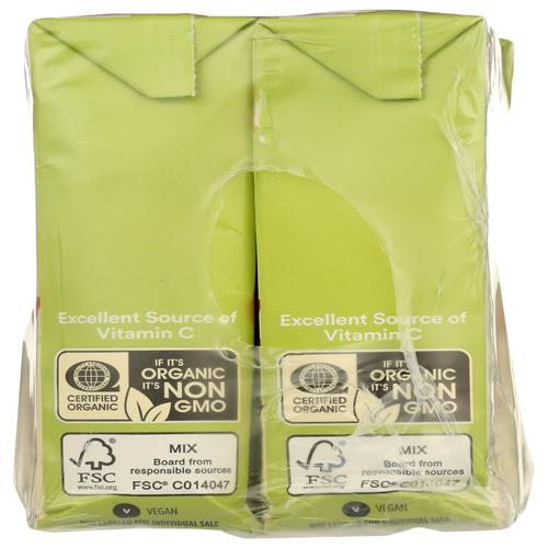 Whole Foods Market, Organic Reduced-Sugar Apple Juice Boxes, 6.75 Fl Oz (Pack Of 8)
