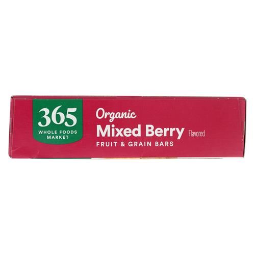 Whole Foods Market, Organic Mixed Berry Cereal Bar 6 Count, 7.8 Oz