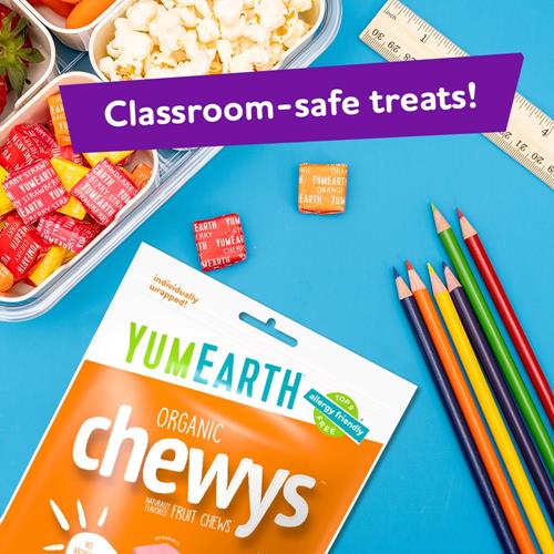 Yumearth Organic Chewys Fruit Flavored Chews, 5Oz Sup, Allergy Friendly, Gluten Free, Non-Gmo, Vegan, No Artificial Flavors Or Dyes (Pack Of 1)