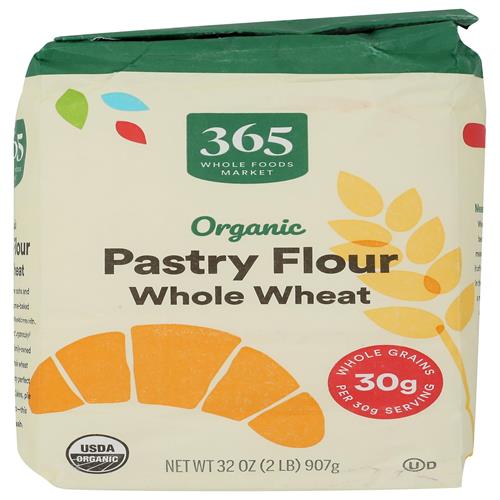 Whole Foods Market, Organic Whole Wheat Pastry Flour, 2 Lb