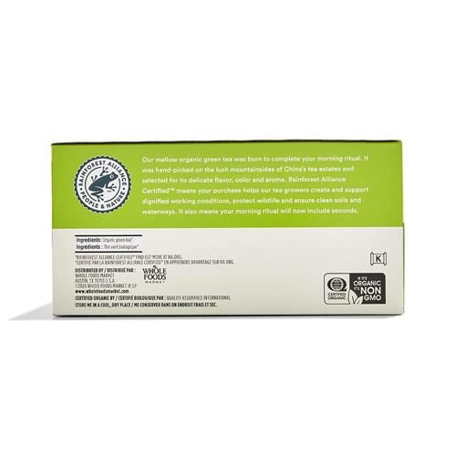 Whole Foods Market, Organic Green Tea, 70 Ct