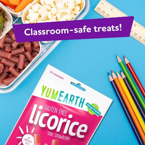 Yumearth Organic Gluten Free Strawberry Licorice Snack Packs - Allergy Friendly, Gluten Free, Non-Gmo, Vegan, No Artificial Flavors Or Dyes - 5 Ounce (Pack Of 1).